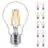 Confezione Multipack 10x Philips MASTER Value LED Bulbo E27 Pera Chiara 3.4W 470lm - 927 Bianco Molto Caldo | Miglior resa cromatica - Dimmerabile - Sostitutiva 40W