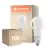 Confezione Multipack 10x Ledvance Classic LED E27 Pera Filamento Ghiaccio 18W 2452lm - 827 Bianco Molto Caldo | Dimmerabile - Sostitutiva 150W