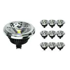 Confezione Multipack 10x Noxion Lucent Faretti LED GU10 AR111 15W 850lm 40D - 927 Bianco Molto Caldo | Miglior resa cromatica - Dimmerabile - Sostitutiva 100W