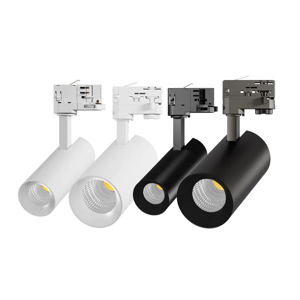 Faretto Noxion Ecowhite bianco e nero in diverse dimensioni